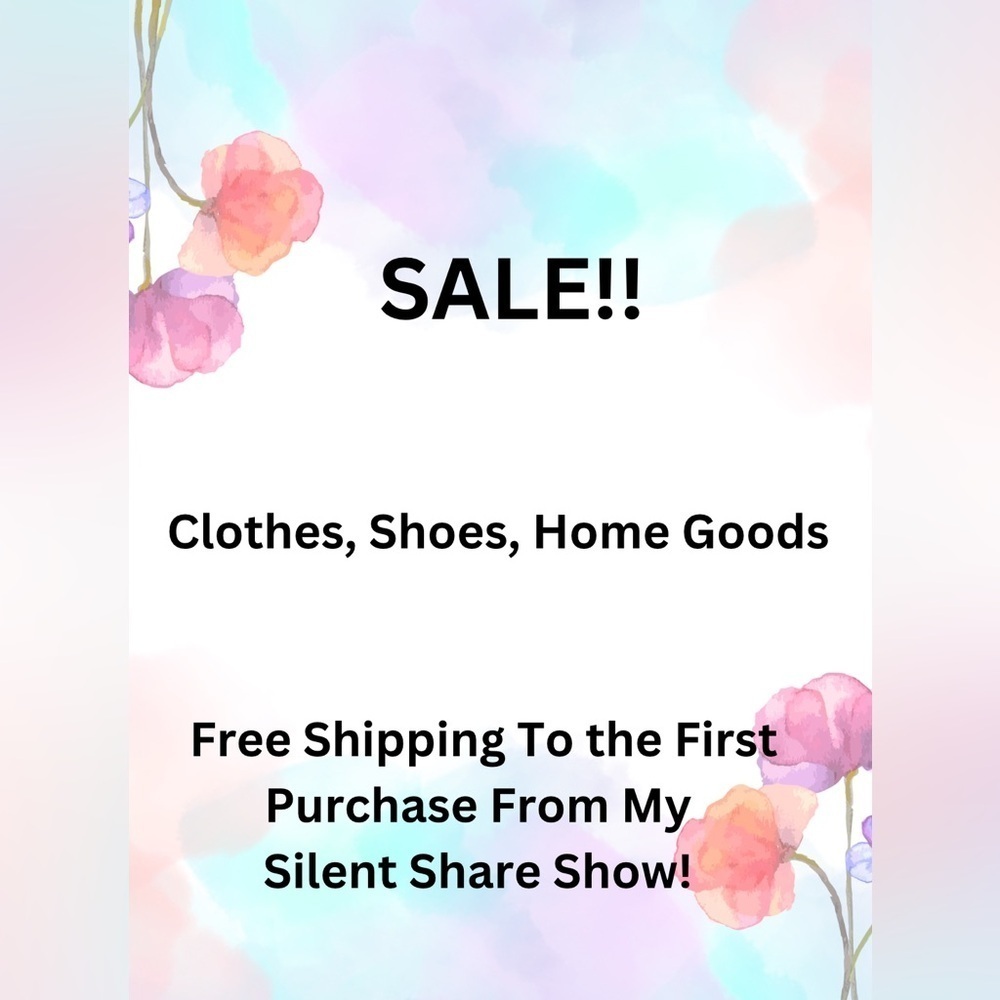 Like This Listing To Get Notified When My Silent Share Show Starts!